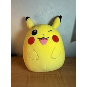 Pokemon Center Exclusive Winking Pikachu 12" Squishmallows Plush